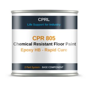 CPR 805 – Chemical Resistant Floor Paint – Epoxy HB – Rapid Cure - Base