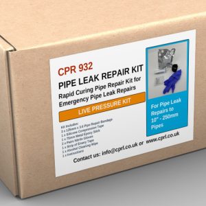 CPR932 - Pipe Leak Repair Kit - live leaks