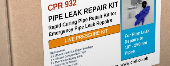 CPR932 - Pipe Leak Repair Kit - live leaks